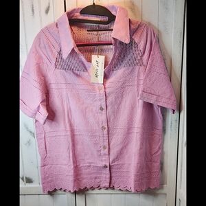 Very J Button-Up Top